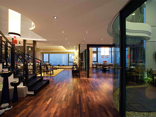 安吉美頌廣場實木地板案例